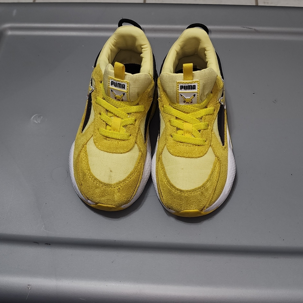 Puma Pikachu Yellow and Black Size 9